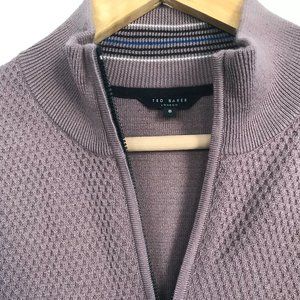 Ted Baker London Tunnel Textured 1/4 Zip Sweater